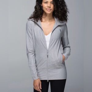 Lululemon Stride Jacket with Hood // Gray // Size 12